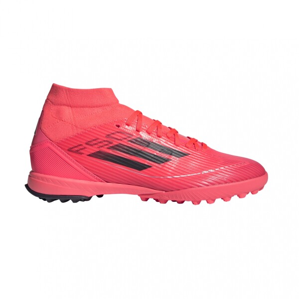 adidas Calzado de Fútbol F50 League Pasto Sintético TURBO/AURORA BLACK/PLATIN MET.