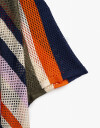 Knitwear Poncho Tejido Calado - Combinacion Multicolor