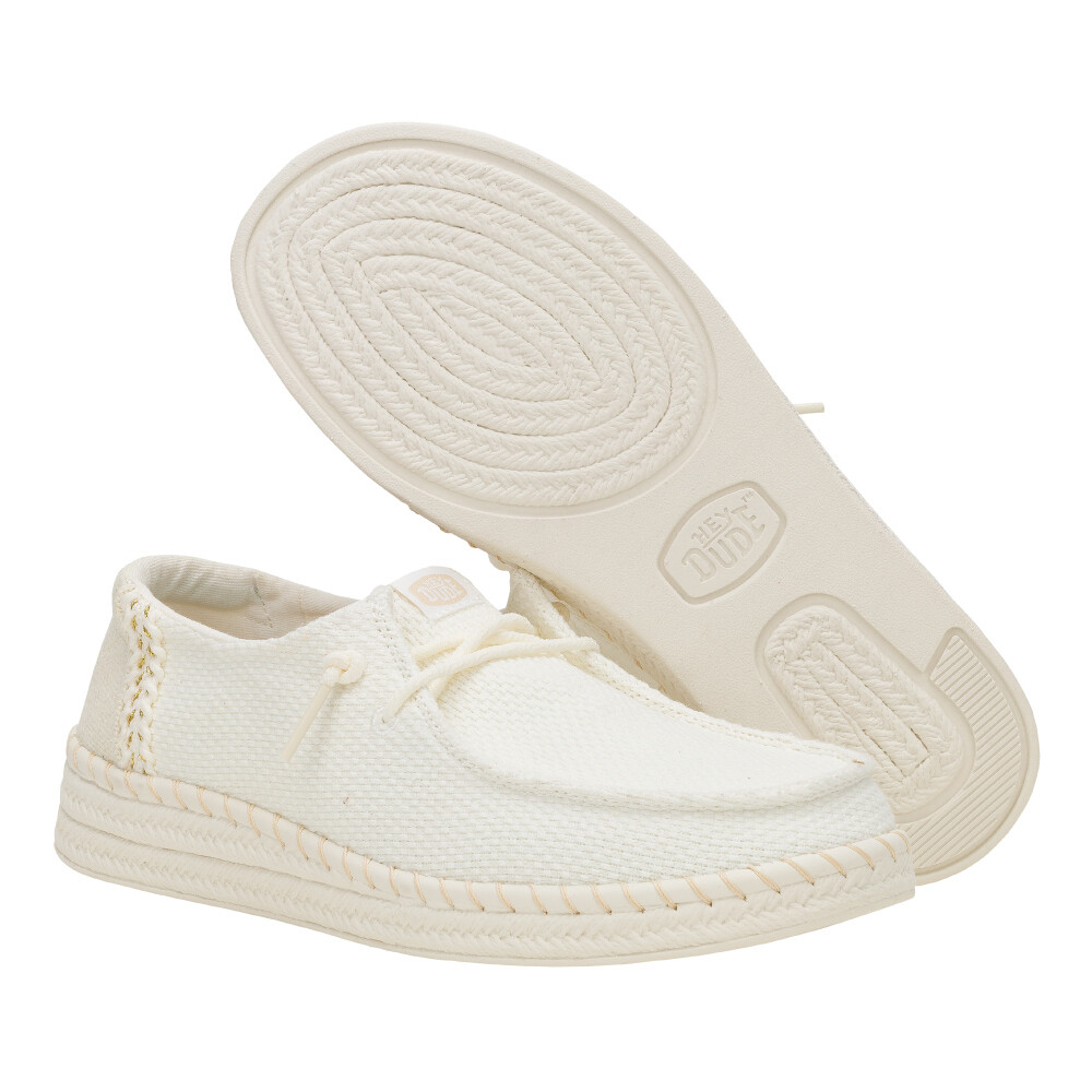 Wendy Espadrille Woven - Mujer White