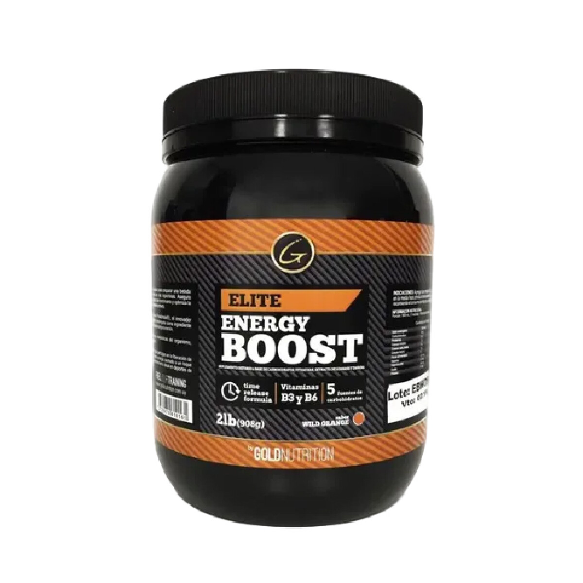 ¡OFERTA IMPERDIBLE! Elite Energy Boost 2lb Gold Nutrition Wild Orange 