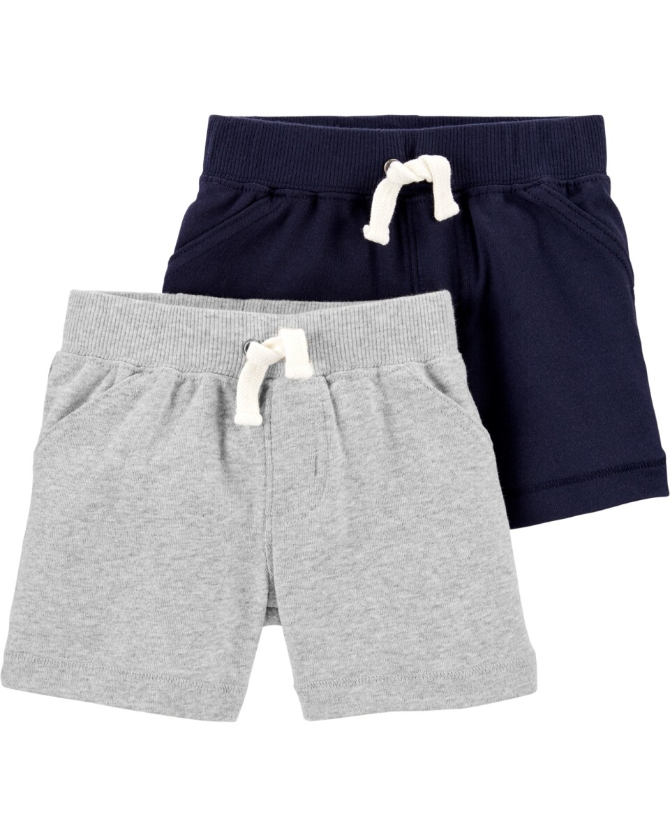 Pack dos shorts de algodón 