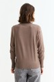 Sweater con detalle en manga CAFE