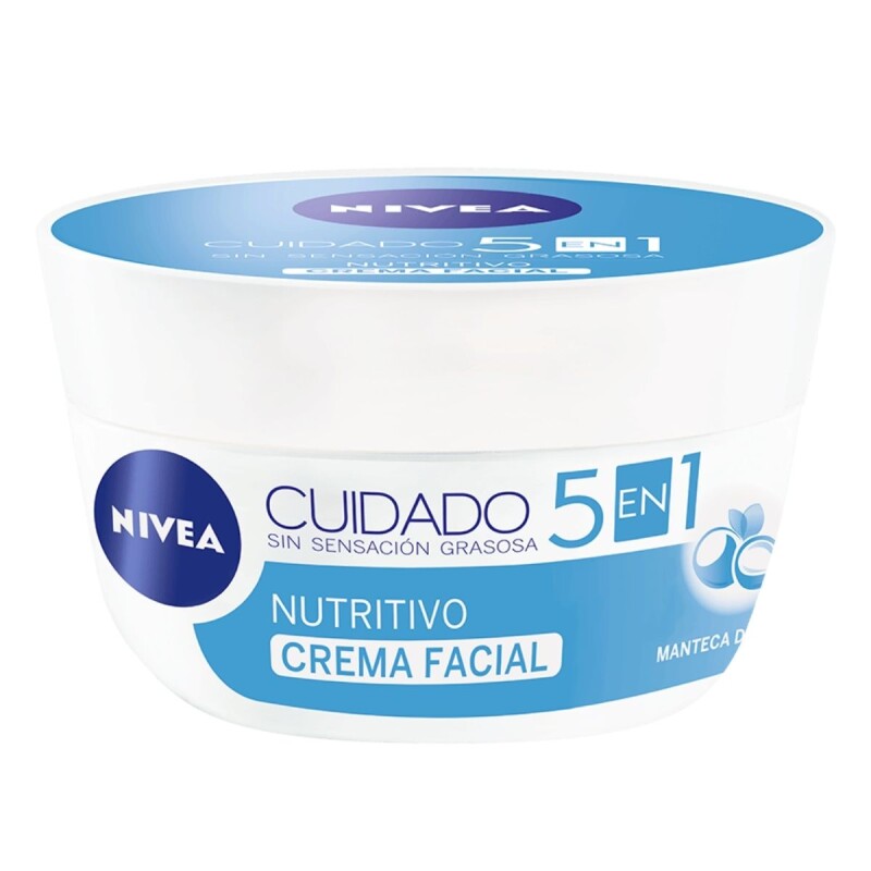 Crema Facial Nivea Cuidado Nutritivo 5 en 1 50 ML