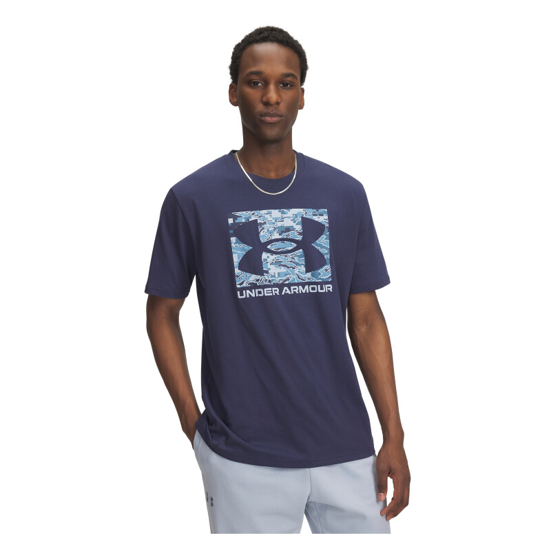 Remera Under Armour CAMO BOXED de Hombre - 1361673-403 Marino