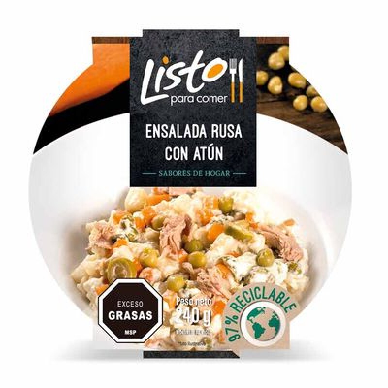 ENSALADILLA RUSA Y ATÚN 240G +SOLO PDE O WEB+ ENSALADILLA RUSA Y ATÚN 240G +SOLO PDE O WEB+