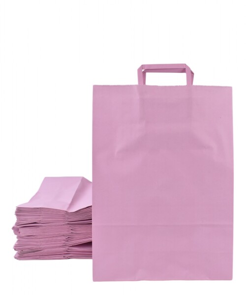 Pack x 50 - bolsa lisa 30x12x41 cm. PASTEL PINK