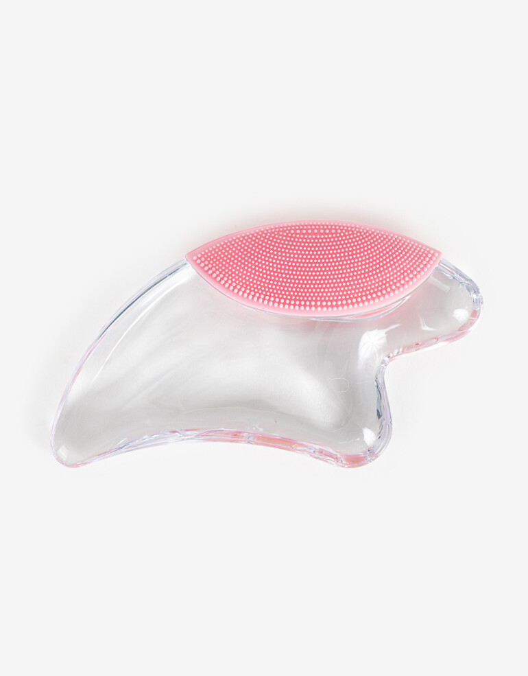 Complementos de cosmética para rostro Herramientas faciales Gua Sha Facial 2 En 1 - Rosa Claro