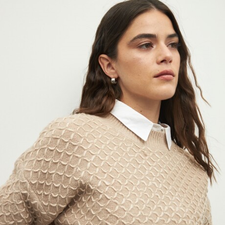 SWEATER SADIE Beige Melange