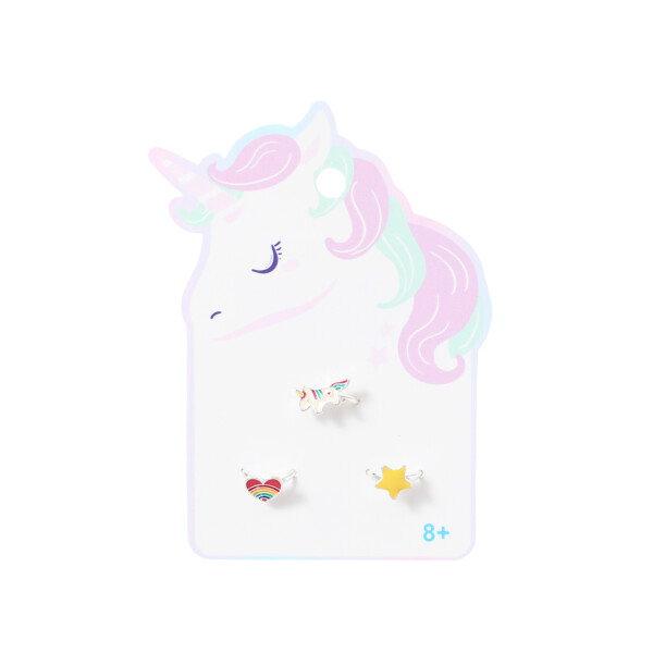 Set anillos unicornio x3 Set anillos unicornio x3