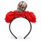 Vincha con Calavera Roja