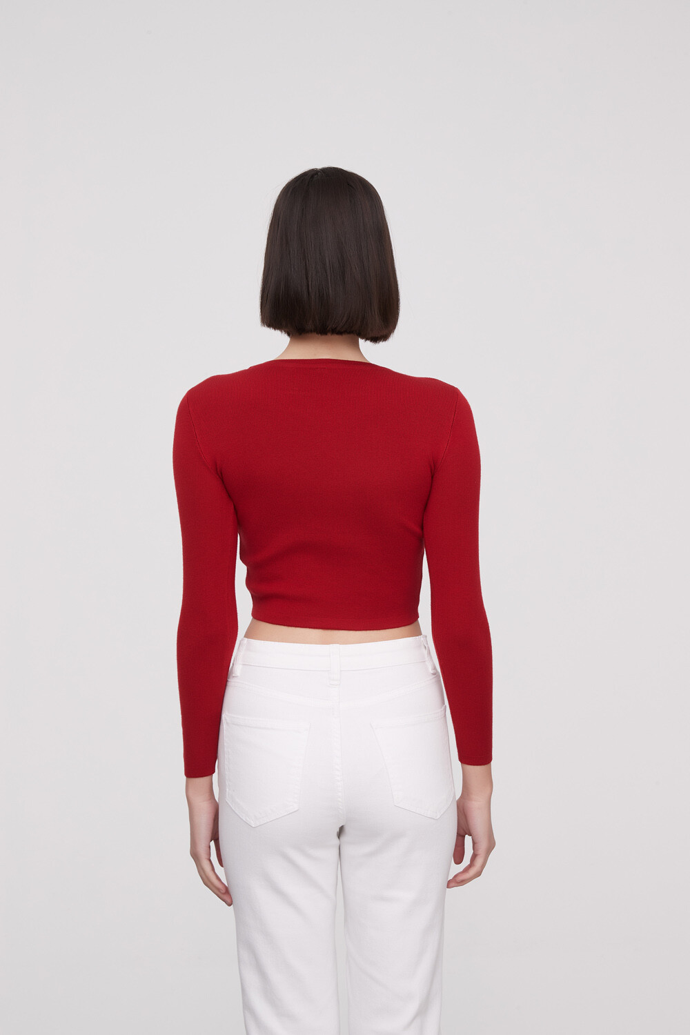 Sweater Dispa Rojo Oscuro