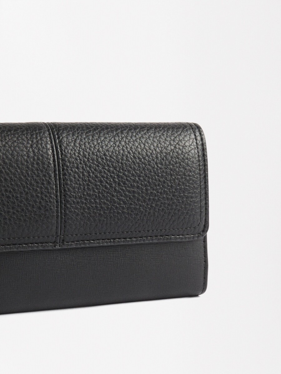 Cartera Cierre De Solapa negro