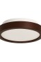 Plafón LED pequeño moderno, Dimerizable 15W 20CM MARRÓN CAFÉ
