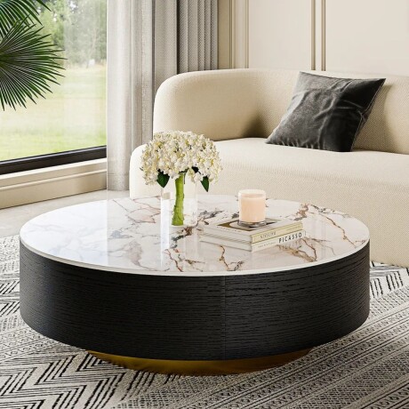 MESA DE CENTRO ROUND INBOX NEGRO - CIRCULAR