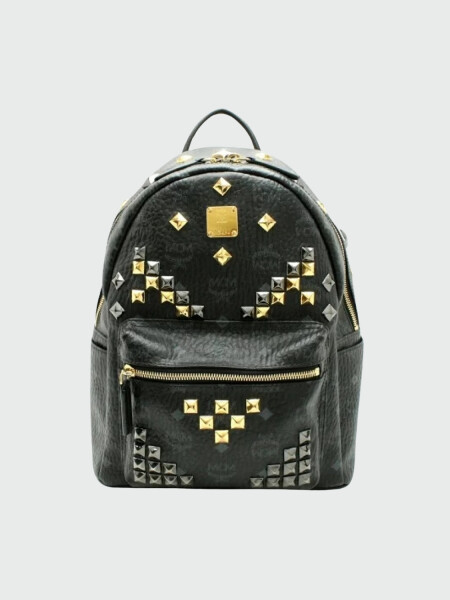 Mochila de lona revestida estampada con tachuelas, Stark 0