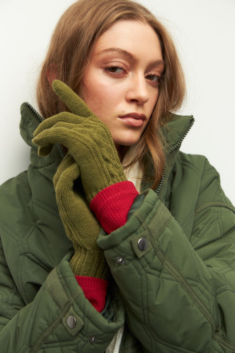 GUANTES MOIRANA Verde Hierba