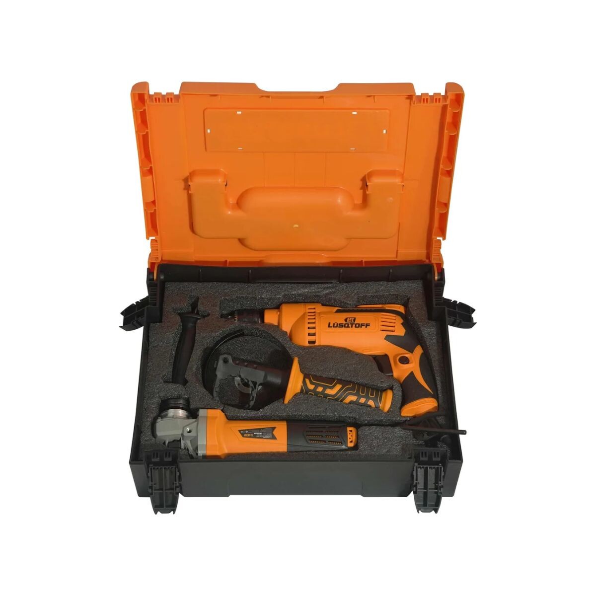 KIT AMOLADORA 720W + TALADRO 650W LUSQTOFF Kit Amoladora 720w + Taladro 650w Lusqtoff
