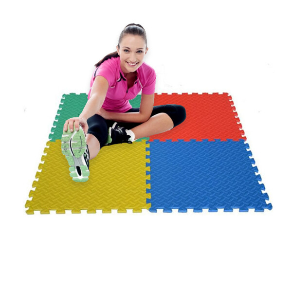 Piso De Goma Eva Set x4 60x60cm Antigolpes Piso De Goma Eva Set x4 60x60cm Antigolpes