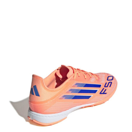 Championes de Fútbol 5 Infantiles Adidas F50 League Anaranjado - Azul