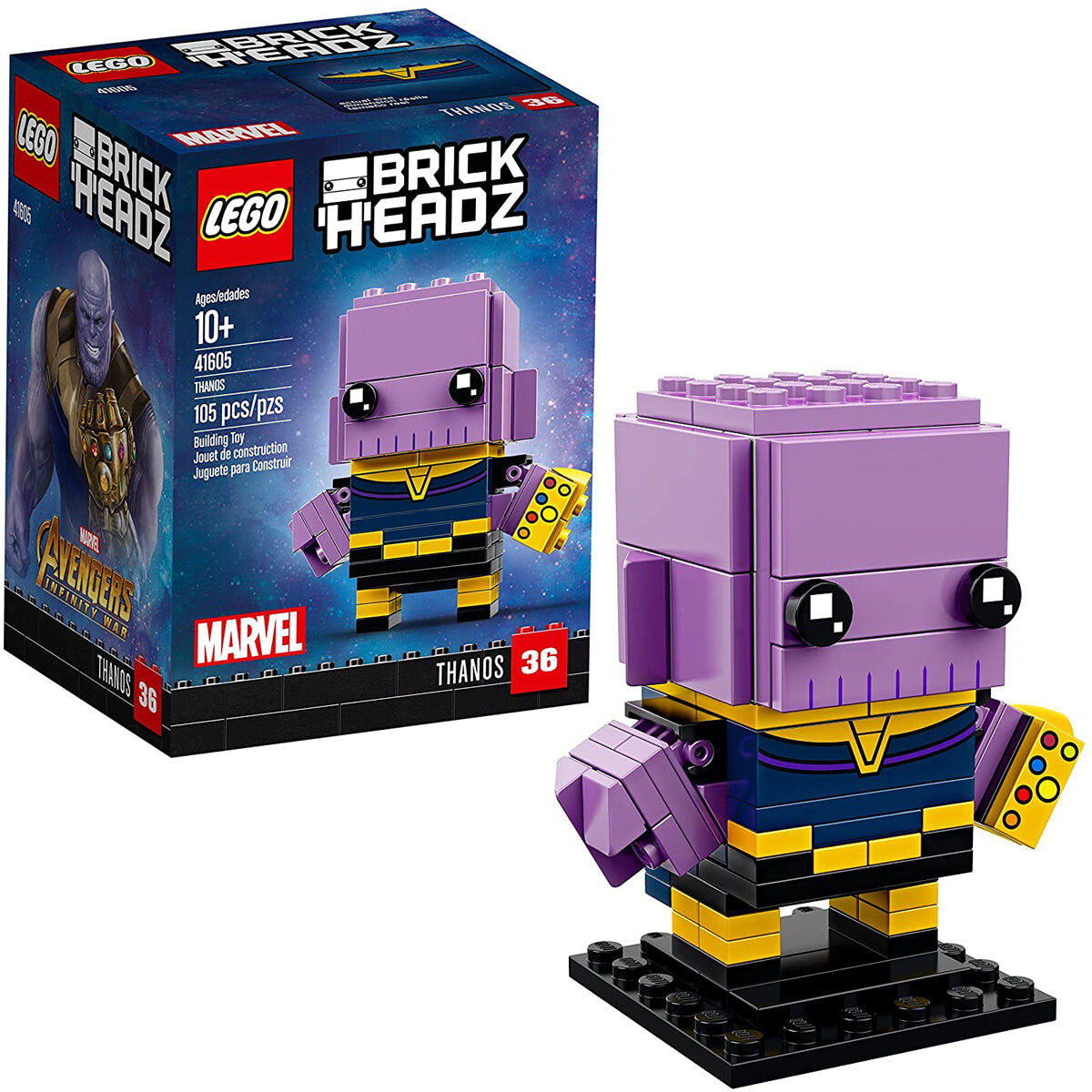 Lego Brick Headz Advengers Figura Thanos 41605 
