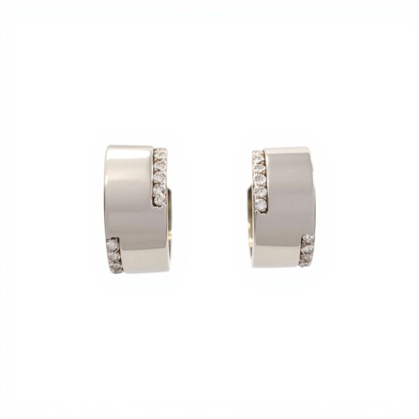 Caravanas Aro-Plata 925-Piedra zirconia-CA3029 conpiedra