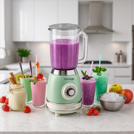 Licuadora Vintage Verde 1,5 litros Ariete Licuadora Vintage Verde 1,5 litros Ariete