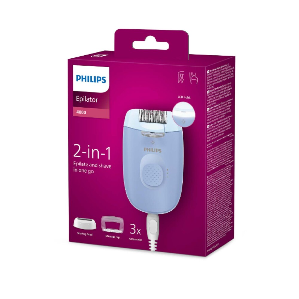 DEPILADORA PHILIPS SATINELLE ESSENTIAL ELECTRICA BRE247/00