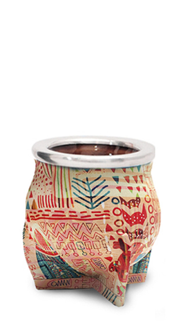 MATE DE CERÁMICA CHICO DELTA TRIBAL