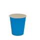 Vaso Liso Descartable de Carton x10Und Celeste