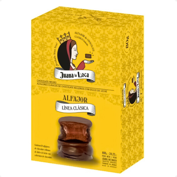 Alfajor Juana La Loca Clasico Chocolate Negro X10 Unidades Alfajor Juana La Loca Clasico Chocolate Negro X10 Unidades