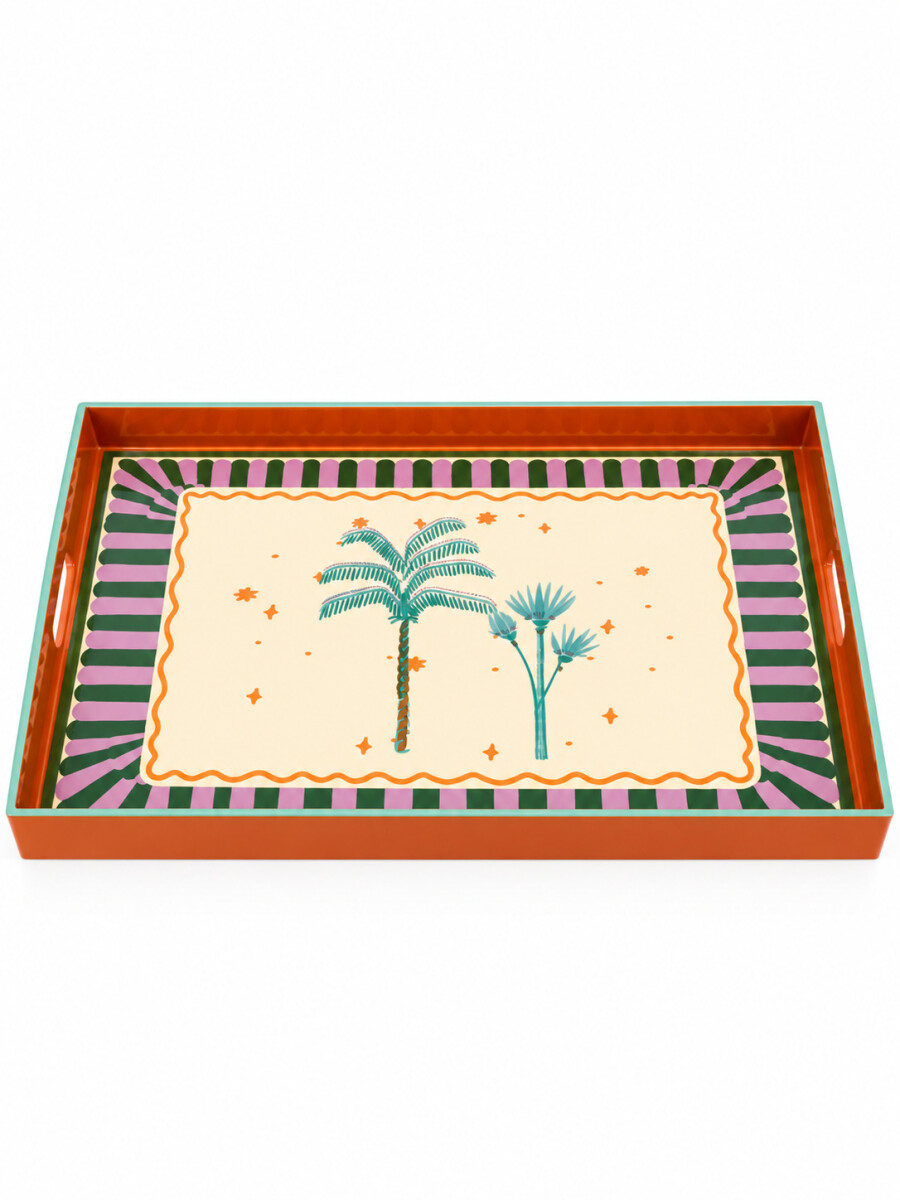 BANDEJA RECTANGULAR TULUM - MULTICOLOR 