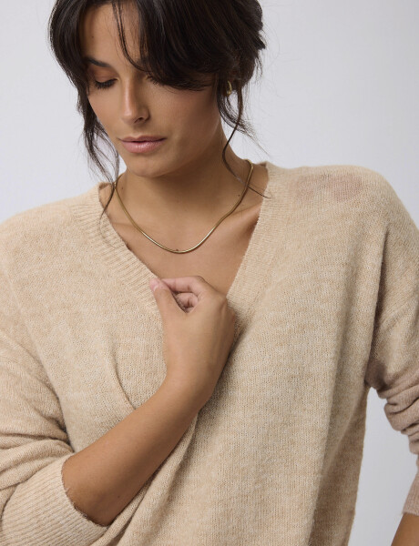 Sweater alpaca Uster beige