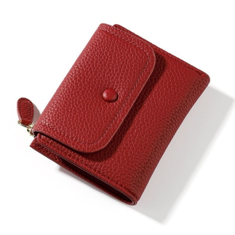 Billetera para dama color rojo Billetera Para Dama Color Rojo