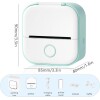 Mini impresora etiquetadora térmica portátil T02 Mini impresora etiquetadora térmica portátil T02