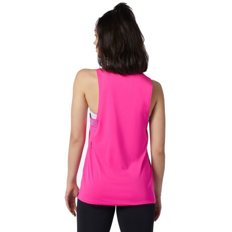 Musculosa New Balance de Dama - RELENTLESS SWEAT- WT13169PGL PINK GLO