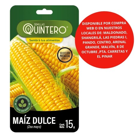 Semillas Maíz dulce X 15G