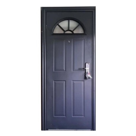 PUERTA BLINDADA RAYITO CON VIDRIO 35 KG NEGRA - IZQUIERDA PUERTA BLINDADA RAYITO CON VIDRIO 35 KG NEGRA - IZQUIERDA
