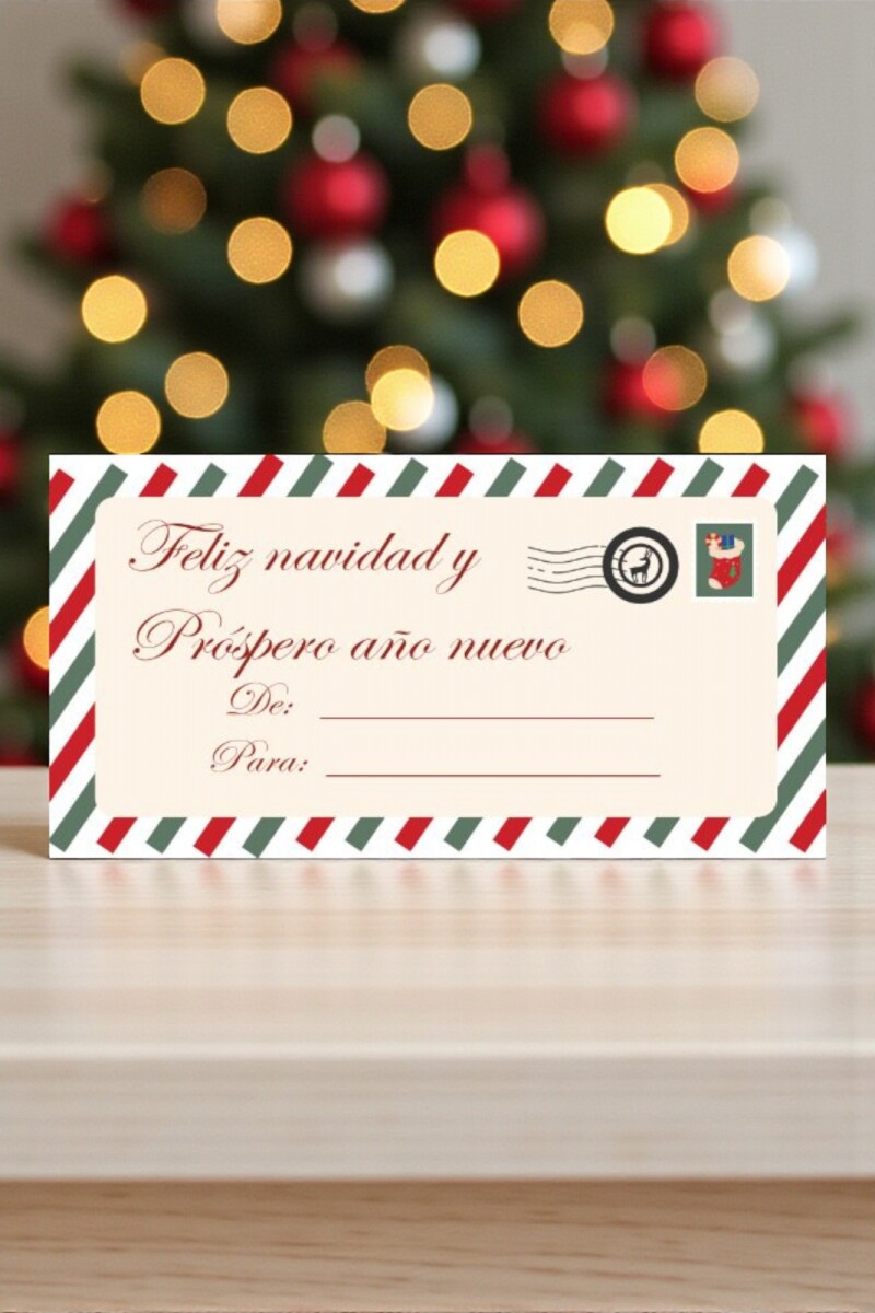 Tarjeta navidad 10x15 cm - DISEÑO 26 