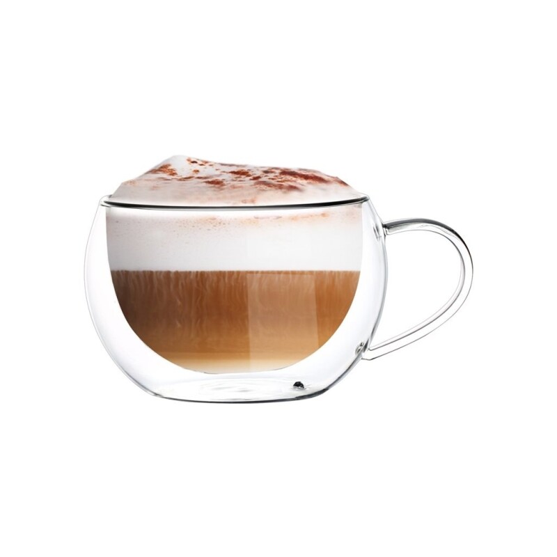 Set de 2 Tazas Varenna de Borosilicato Doble Pared 270 ml SET 2 TAZAS DOBLE PARED 270ML BOROSILICATO VARENNA