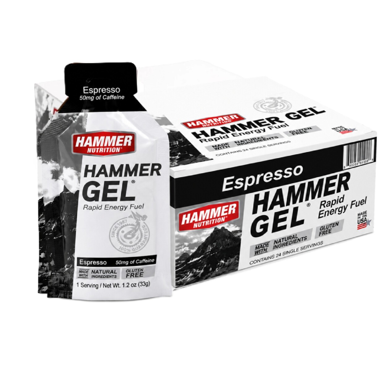 Gel Energizante - Caja x 24 Hammer - Espresso 