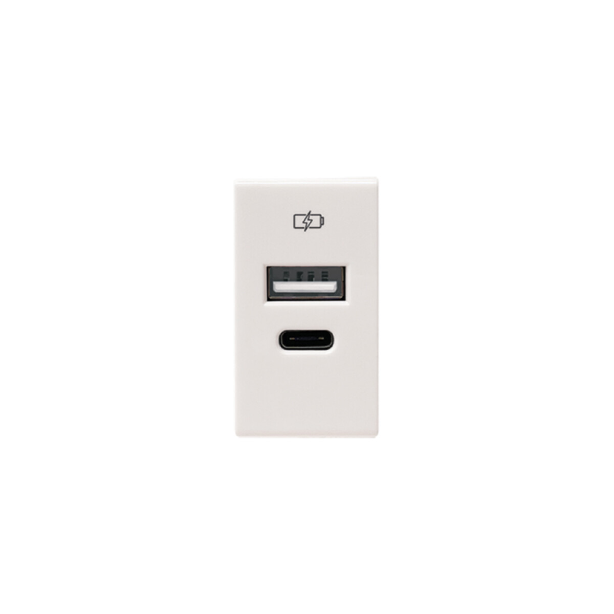 Módulo cargador USB A+C 3A 1 blanco - C57930 