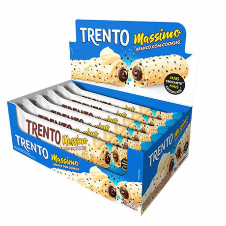 Barquillo Trento Rell x 16 Massimo Blanco con Cookies