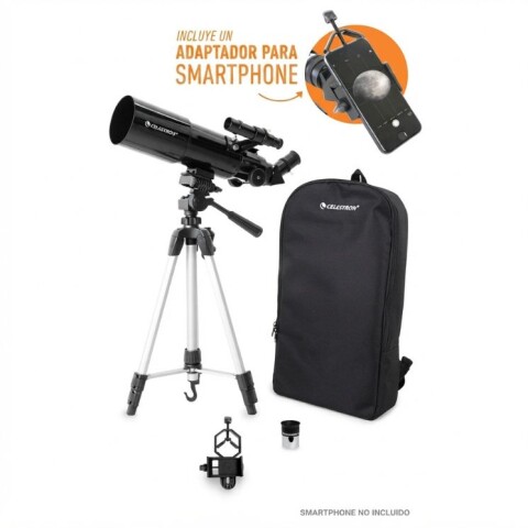 Telescopio Celestron Travel Scope 80 con Adaptador para Smartphone Telescopio Celestron Travel Scope 80 con Adaptador para Smartphone