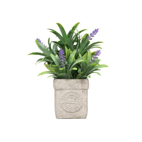 Maceta Con Relieve Violeta
