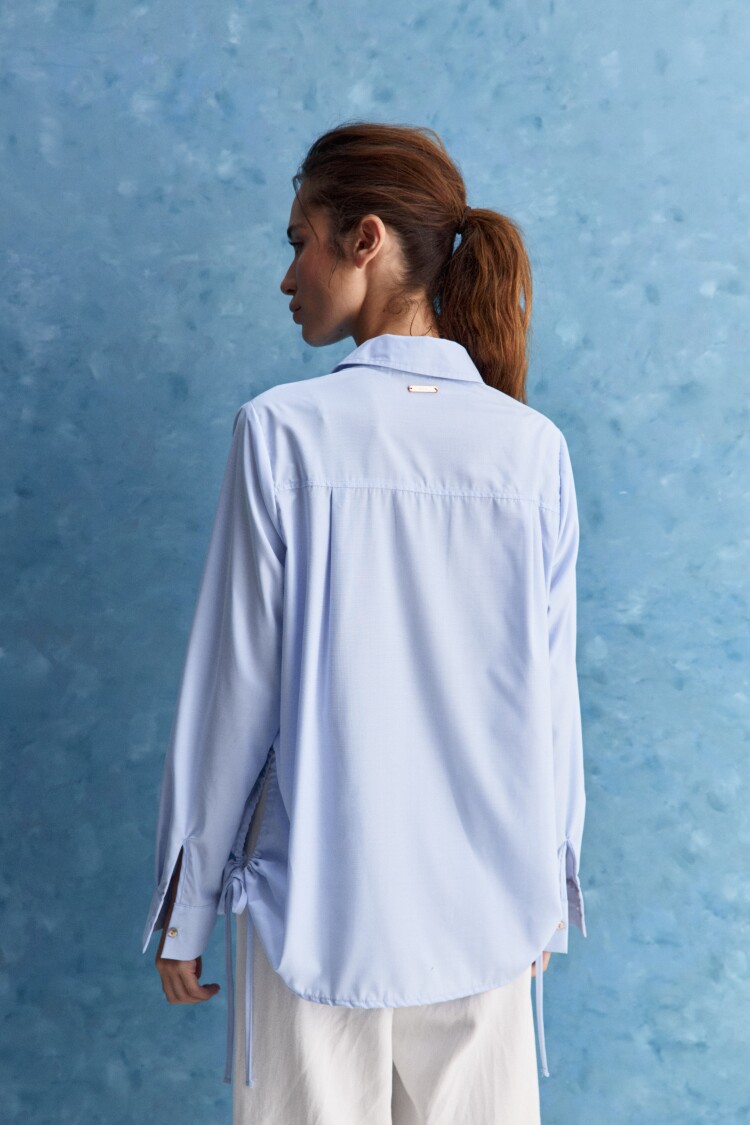 CAMISA BALU Celeste