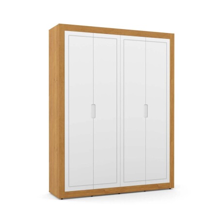 PLACARD 4 PUERTAS MDF-Y-MADERA BLANCO TUTTO
