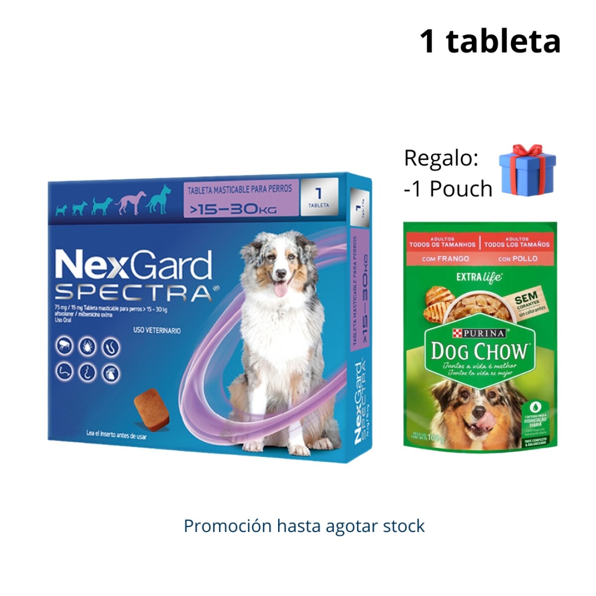 Nexgard Spectra L 1 Comp 15 - 30 Kg 