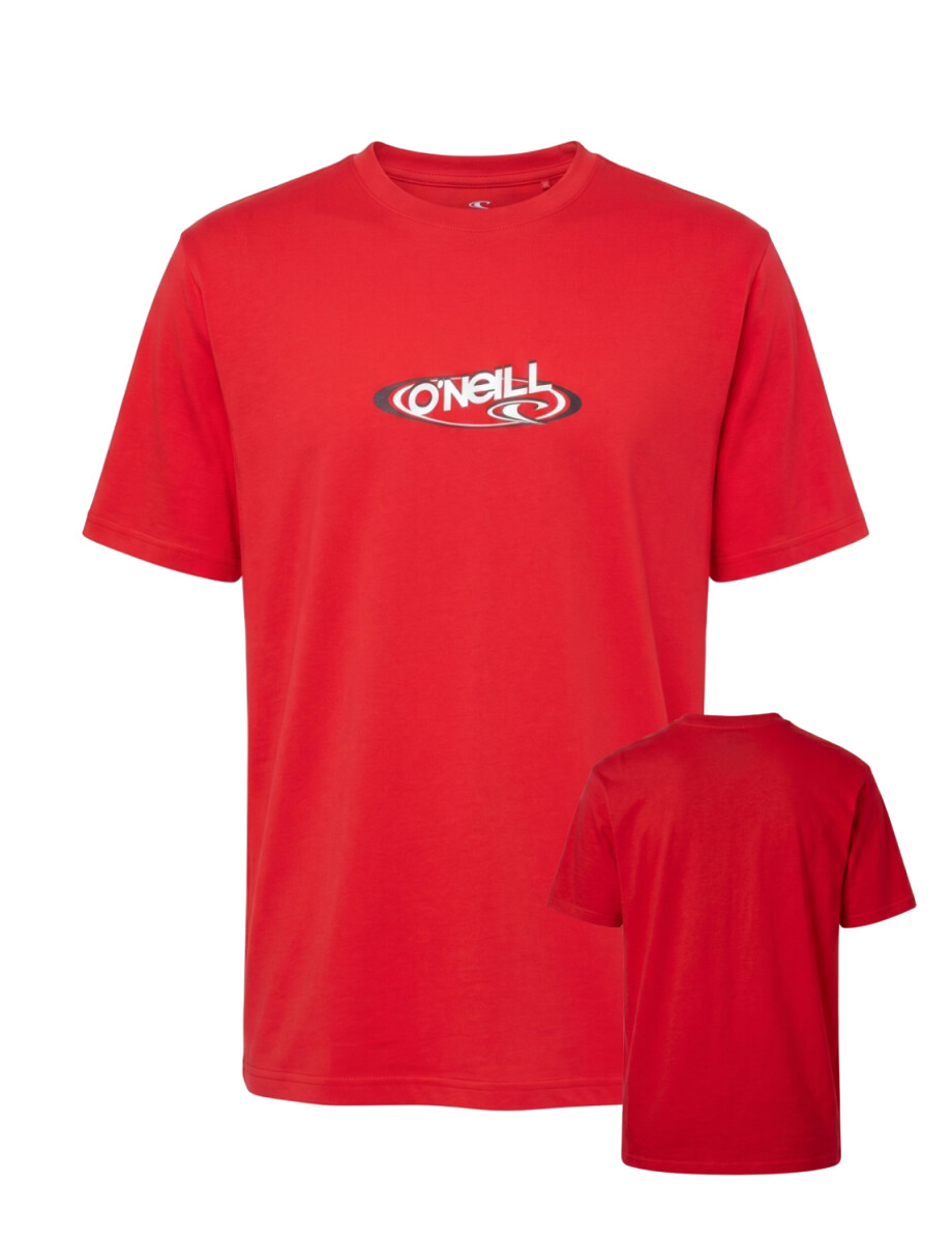 Remera O'Neill Orbit Logo - Rojo 