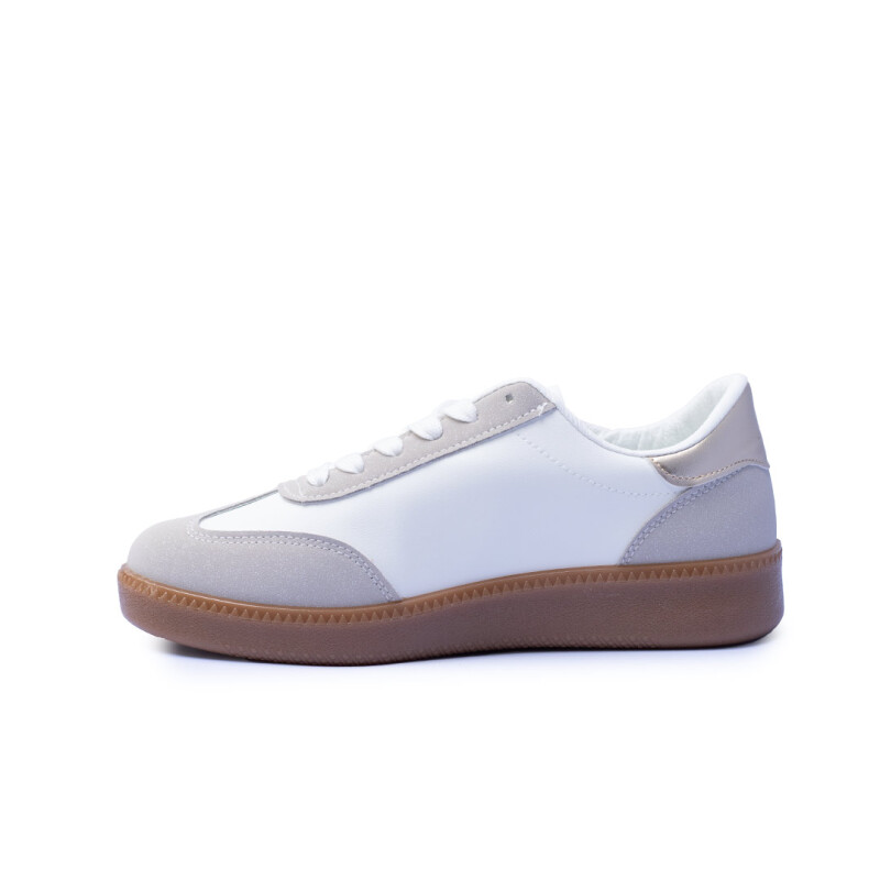 Zapato Dama Salomé WHITE GOLD