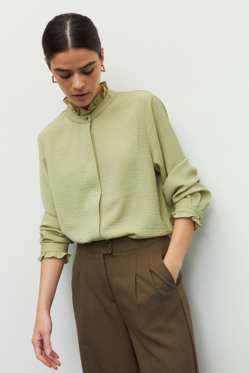 CAMISA FERNANDEZ Verde Seco